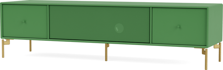 Octave II TV & Sound Bench - With Legs - Montana - Sideboards + Cabinets - Parsley - Brass - HORNE