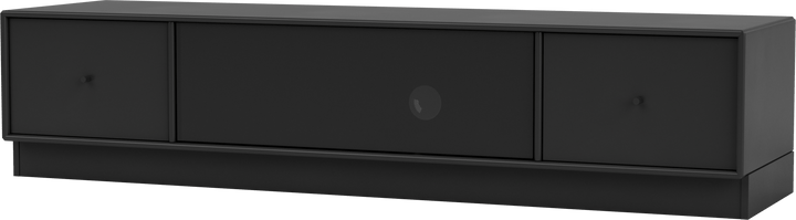 Octave II TV & Sound Bench - With Plinth Base - Montana - Sideboards + Cabinets - Black - 2.7" - HORNE