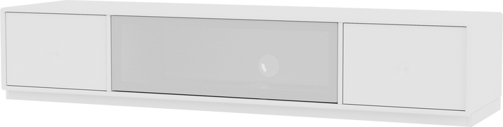 Octave II TV & Sound Bench - With Plinth Base - Montana - Sideboards + Cabinets - New White - 1.2" - HORNE