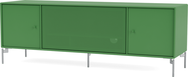 Octave III TV Table - With Legs - Montana - Sideboards + Cabinets - Anthracite - Matte Chrome - HORNE
