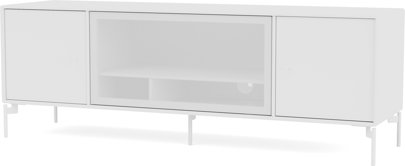 Octave III TV Table - With Legs - Montana - Sideboards + Cabinets - Anthracite - Matte Chrome - HORNE