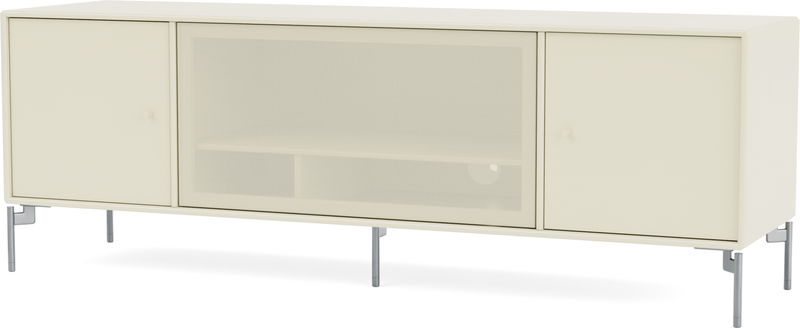 Octave III TV Table - With Legs - Montana - Sideboards + Cabinets - Anthracite - Matte Chrome - HORNE