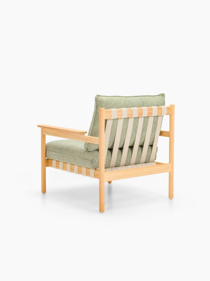 Oda Lounge Chair - Vincent Sheppard Outdoor Furniture - Fig Green - HORNE