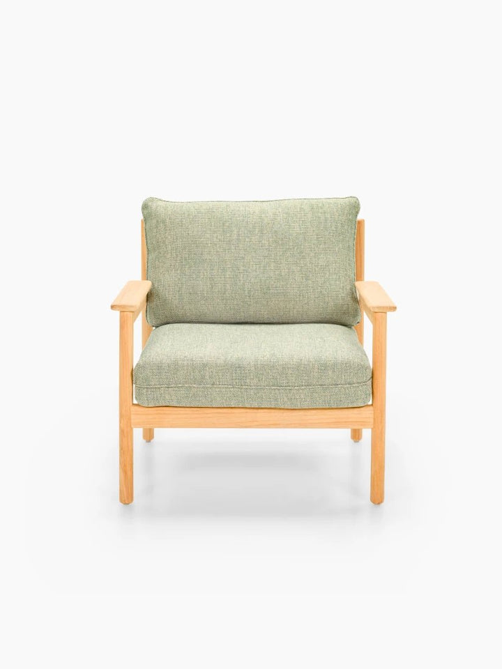 Oda Lounge Chair - Vincent Sheppard Outdoor Furniture - Fig Green - HORNE