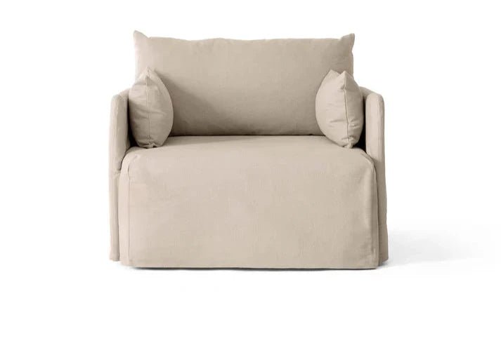 Offset Sofa w/ Loose Cover - 1 Seater - Audo Copenhagen - Sofas - Logan Sand - HORNE