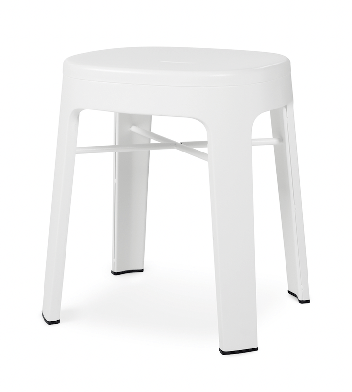 Ombra Low Stool - RS Barcelona - Stools + Benches + Ottomans - No Backrest - White - HORNE