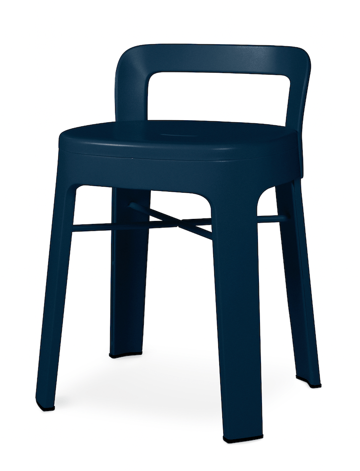 Ombra Low Stool - RS Barcelona - Stools + Benches + Ottomans - Add Backrest - Blue - HORNE