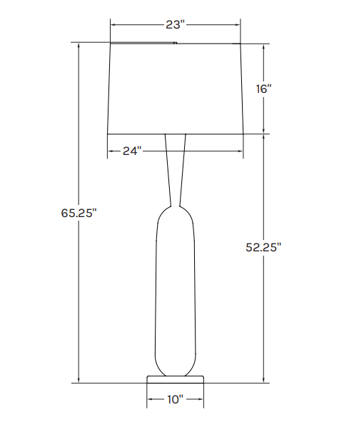 Onslow Floor Lamp - Lostine - Floor Lamps - Walnut - Ivory - HORNE