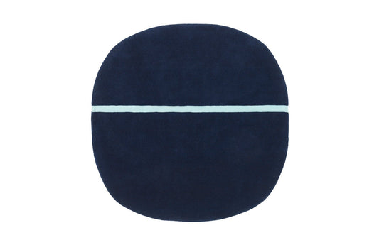 Oona Rug - Normann Copenhagen Rugs - Oona Rug 140x140 - Blue - HORNE