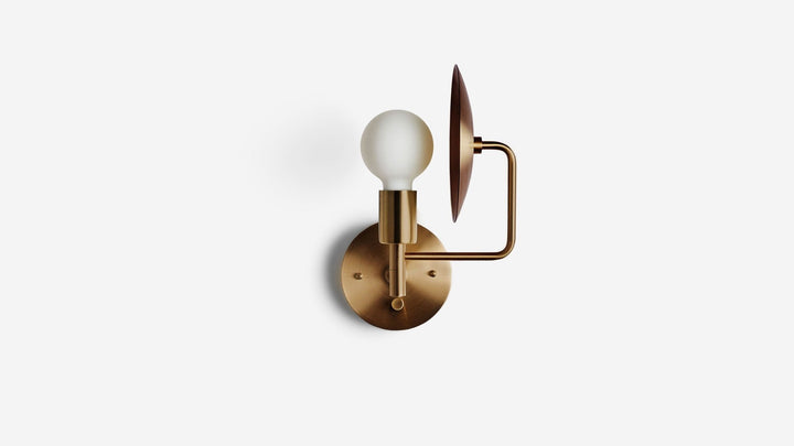 Orbit Sconce - Workstead Wall Sconces - Hardwired - Lost Brass - HORNE