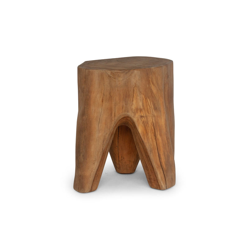 Organic Round Stool - BETACO Stools + Benches + Ottomans - Large / Teak - HORNE