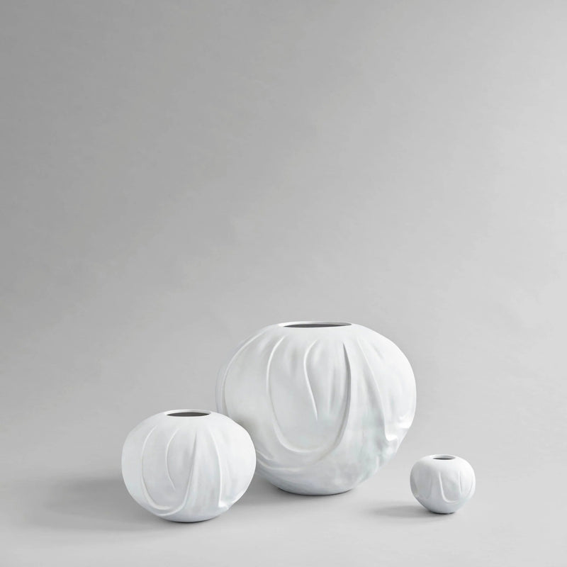 Orimono Vase - 101 Copenhagen Vases - Big - Bone White - HORNE