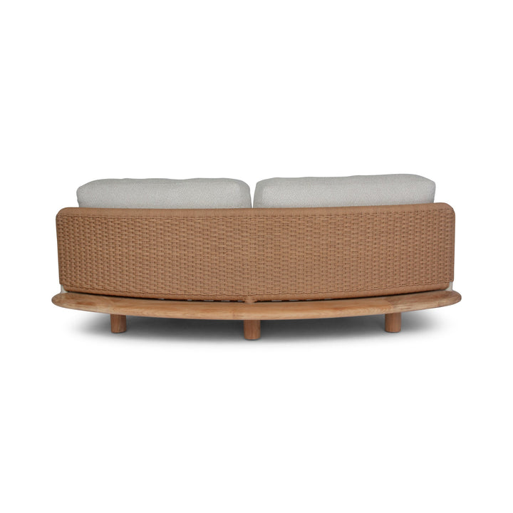 Orosei Modular Sofa - BETACO Sofas - Modular 2-Seater Sofa - Right / Bronze Rope / Teak / Cico 271 - HORNE
