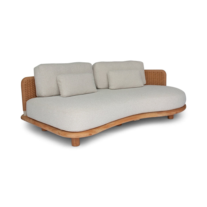 Orosei Modular Sofa - BETACO Sofas - Modular 2-Seater Sofa - Middle / Bronze Rope / Teak / Cico 273 - HORNE