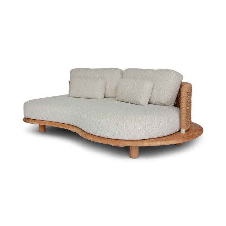 Orosei Modular Sofa - BETACO Sofas - Modular 2-Seater Sofa - Middle / Bronze Rope / Teak / Cico 273 - HORNE