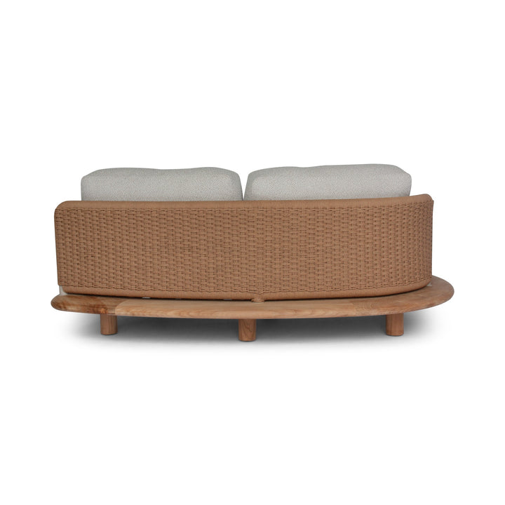 Orosei Modular Sofa - BETACO Sofas - Modular 2-Seater Sofa - Right / Bronze Rope / Teak / Cico 271 - HORNE
