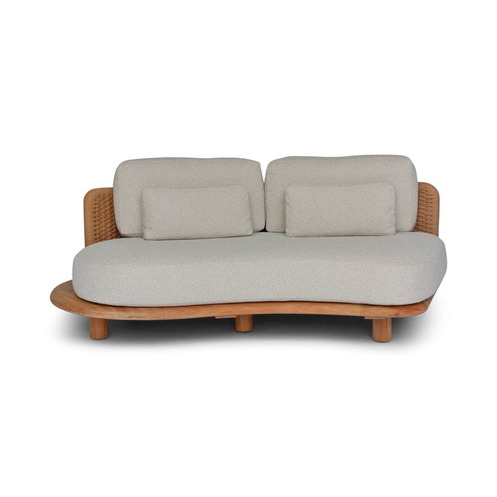 Orosei Modular Sofa - BETACO Sofas - Modular 2-Seater Sofa - Right / Bronze Rope / Teak / Cico 271 - HORNE