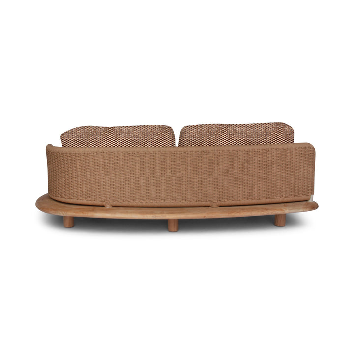 Orosei Modular Sofa - BETACO Sofas - Modular 2-Seater Sofa - Middle / Bronze Rope / Teak / Cico 273 - HORNE