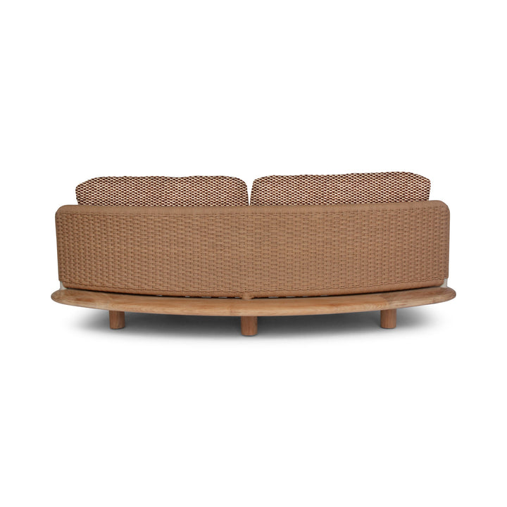 Orosei Modular Sofa - BETACO Sofas - Modular 2-Seater Sofa - Middle / Bronze Rope / Teak / Cico 273 - HORNE