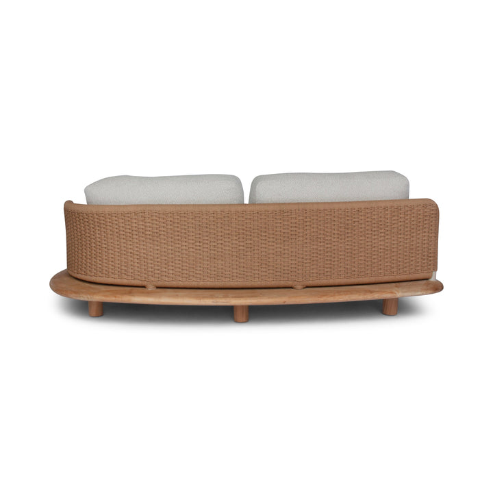 Orosei Modular Sofa - BETACO Sofas - Modular 2-Seater Sofa - Middle / Bronze Rope / Teak / Cico 273 - HORNE