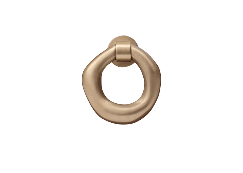 Orrith Door Knocker - Brass - Ferm Living Storage + Organization - HORNE