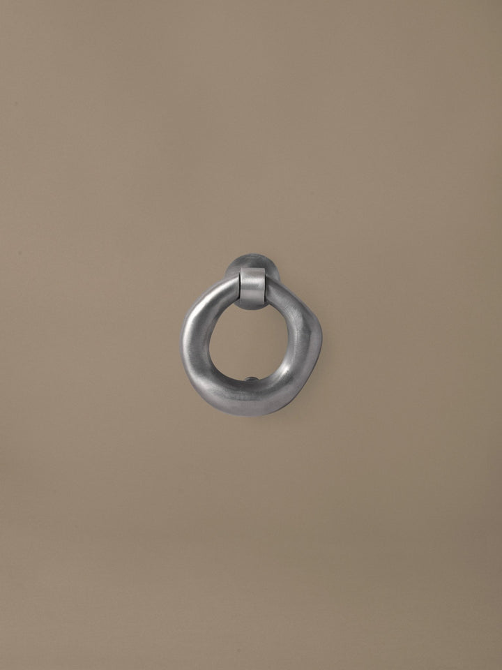 Orrith Door Knocker - Brushed Aluminium - Ferm Living Storage + Organization - HORNE