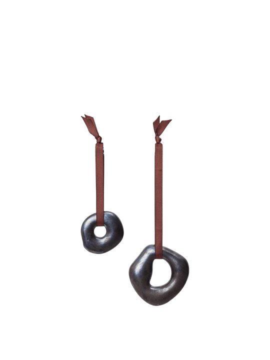 Orrith Ornaments - Set of 2 - Ferm Living Decor - Rustic Bronze - HORNE