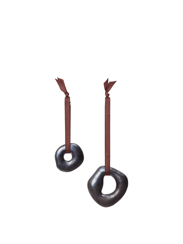 Orrith Ornaments - Set of 2 - Ferm Living Decor - Rustic Bronze - HORNE