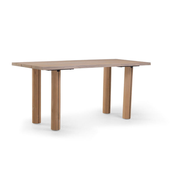 Otranto Round-Leg Counter Table - BETACO Tables + Desks - 78.7"W / Teak - HORNE