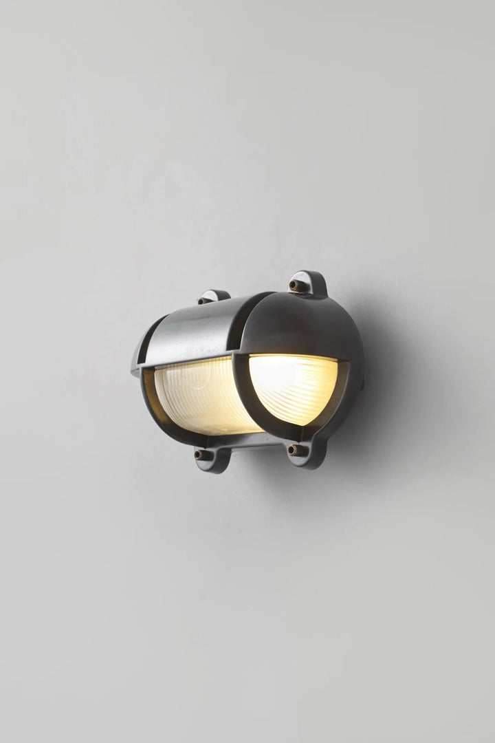 Oval Brass Bulkhead 7436 - Davey Lighting Outdoor Lights - Weathered Brass - HORNE