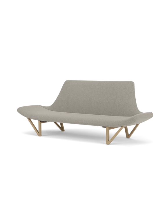 Pagode Sofa - Audo Copenhagen Sofas - Natural Oak - Re - Wool Fabric - 0218 - HORNE