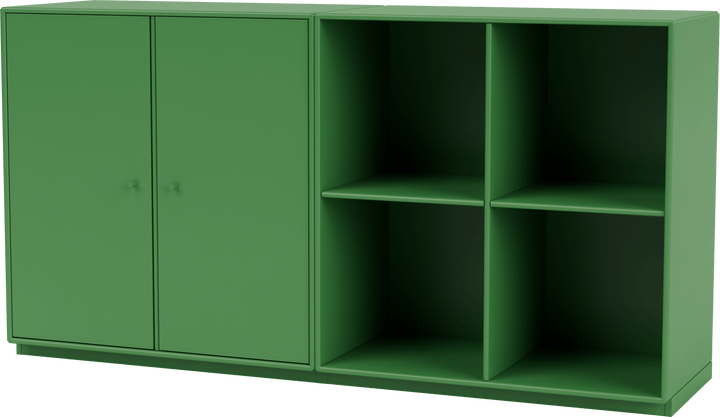 Pair Classic Sideboard - With Plinth Base - Montana - Shelving - Parsley - 1.2" - HORNE