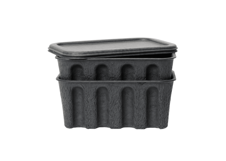 Paper Pulp Box - Small - Set of 2 - Ferm Living Storage + Organization - HORNE