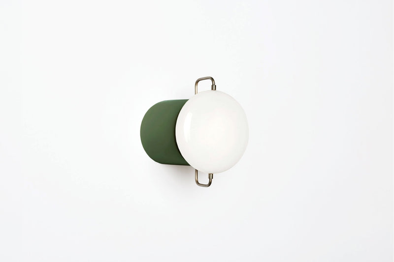 Park I Wall Light - Workstead - Wall Sconces - Black Enamel - Brushed Nickel - HORNE