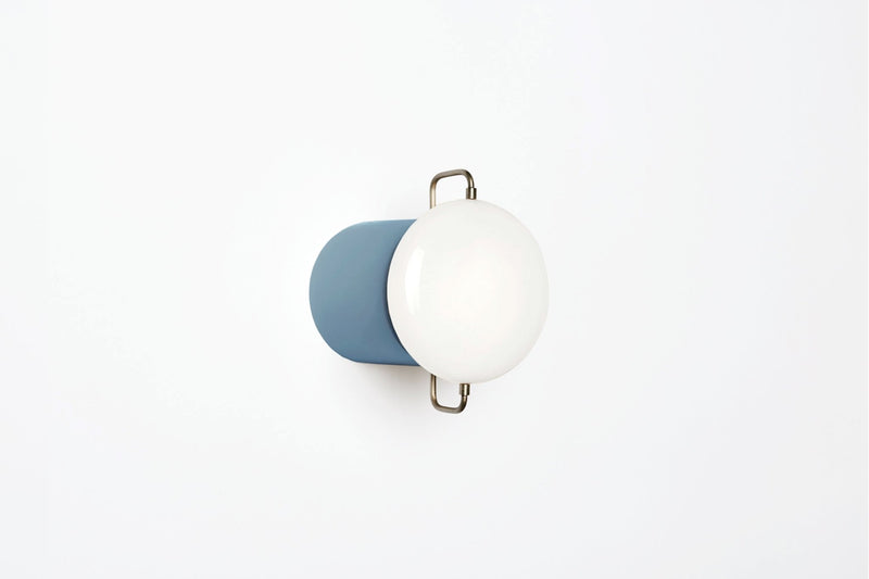 Park I Wall Light - Workstead - Wall Sconces - Black Enamel - Brushed Nickel - HORNE