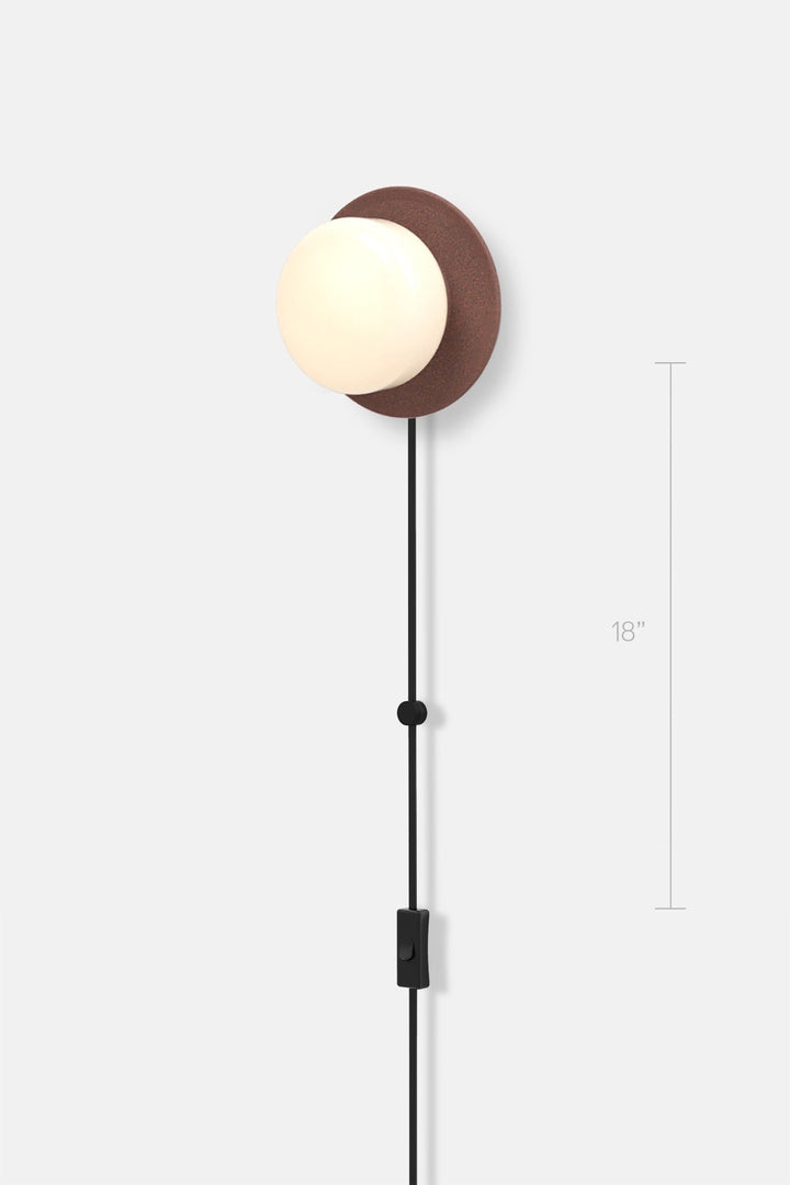 Pastille 1 Disc Corded - Droplet - RBW Lighting - Breccia - 2700K (warm white) - Corded Plug - in (Bottom) w. Toggle Switch / 120V Input - HORNE