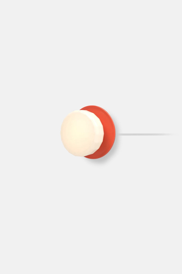Pastille 1 Disc Corded - Faceted - RBW Lighting - Vermilion - 2700K (warm white) - Corded Plug - in (Back) / 120V Input - HORNE