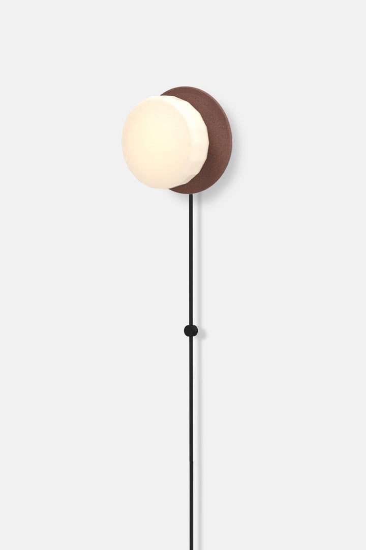 Pastille 1 Disc Corded - Faceted - RBW Lighting - Breccia - 2700K (warm white) - Corded Plug - in (Bottom) / 120V Input - HORNE