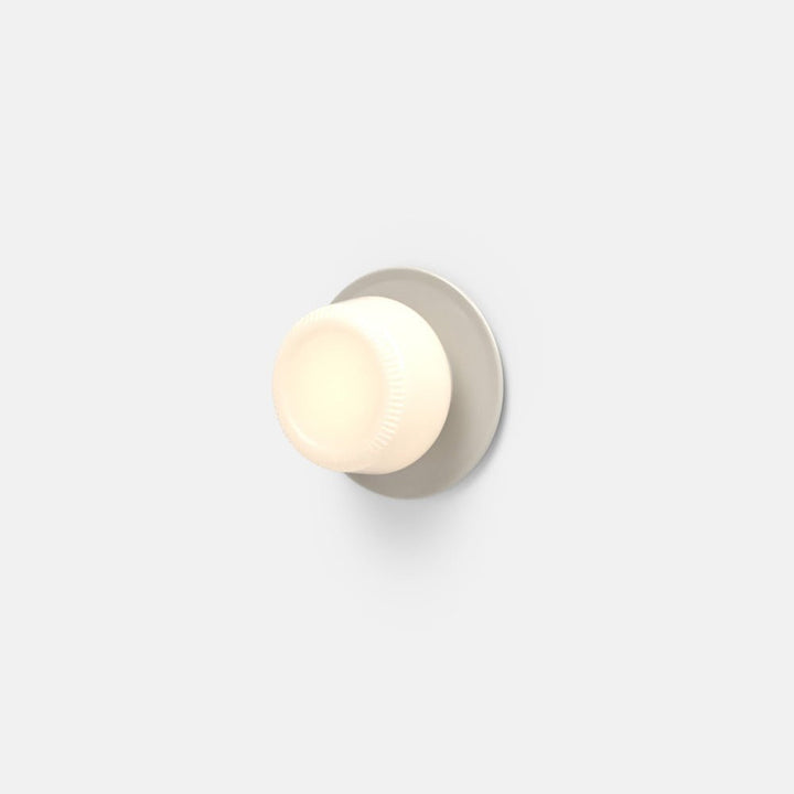 Pastille 1 Disc - Ribbed - RBW Lighting - Silk Grey - 2700K (warm white) - IP 20 - HORNE