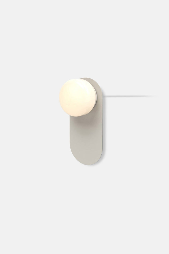 Pastille 1 Wayfind Corded - Droplet - RBW Lighting - Silk Grey - 2700K (warm white) - Corded Plug - in (Back) / 120V Input - HORNE
