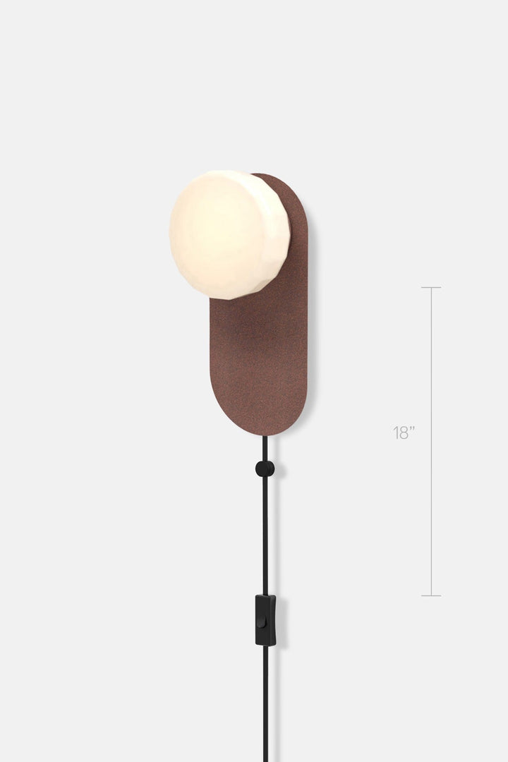 Pastille 1 Wayfind Corded - Faceted - RBW Lighting - Breccia - 2700K (warm white) - Corded Plug - in (Bottom) w. Toggle Switch / 120V Input - HORNE