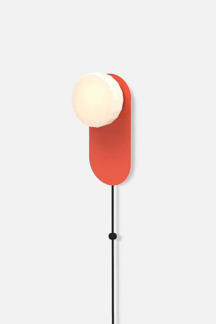 Pastille 1 Wayfind Corded - Faceted - RBW Lighting - Vermilion - 2700K (warm white) - Corded Plug - in (Bottom) / 120V Input - HORNE