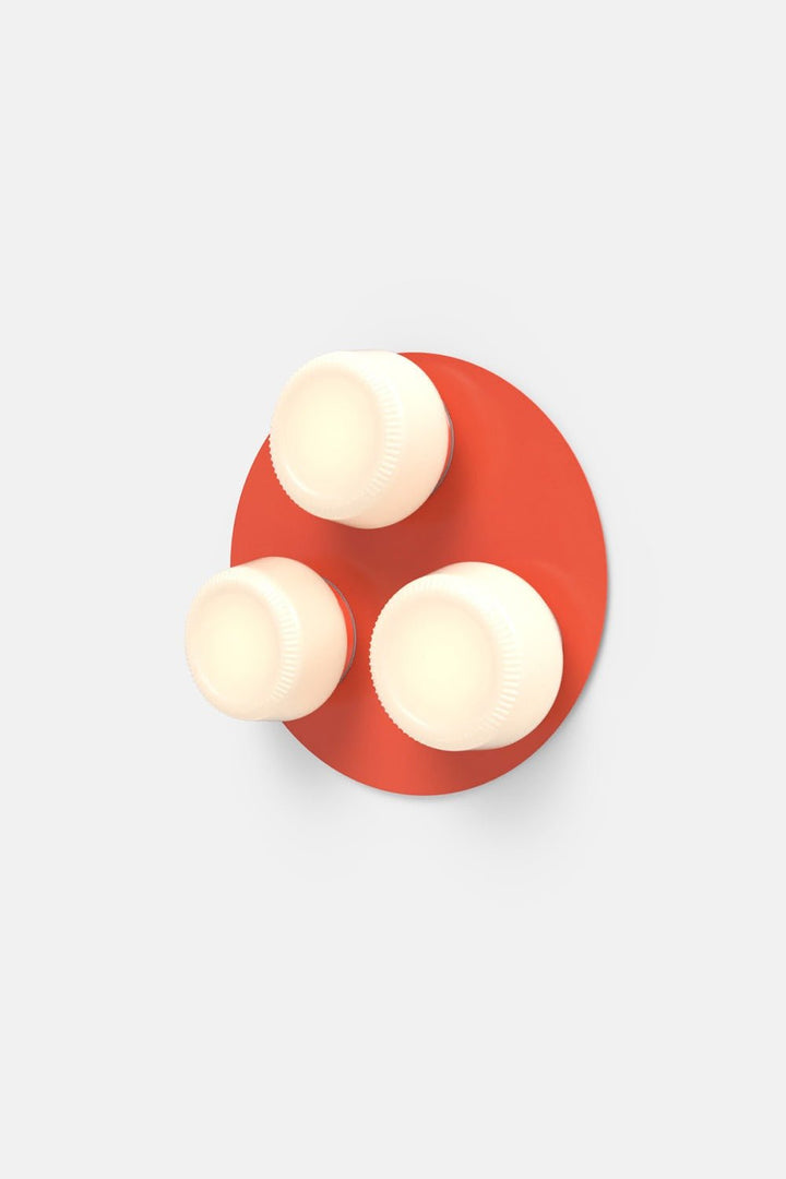 Pastille 3 Cluster - Ribbed - RBW Lighting - Vermilion - 2700K (warm white) - IP 20 - HORNE