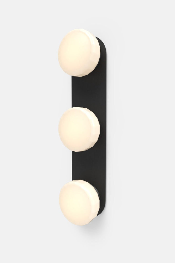Pastille 3 Vanity - Faceted - RBW Lighting - Matte Black - 2700K (warm white) - IP 20 - HORNE