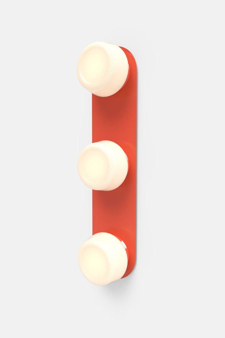 Pastille 3 Vanity - Ribbed - RBW Lighting - Vermilion - 2700K (warm white) - IP 20 - HORNE