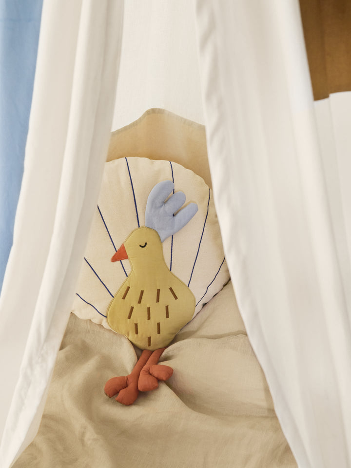 Peacock Cushion - Ferm Living - Kids + Baby - HORNE