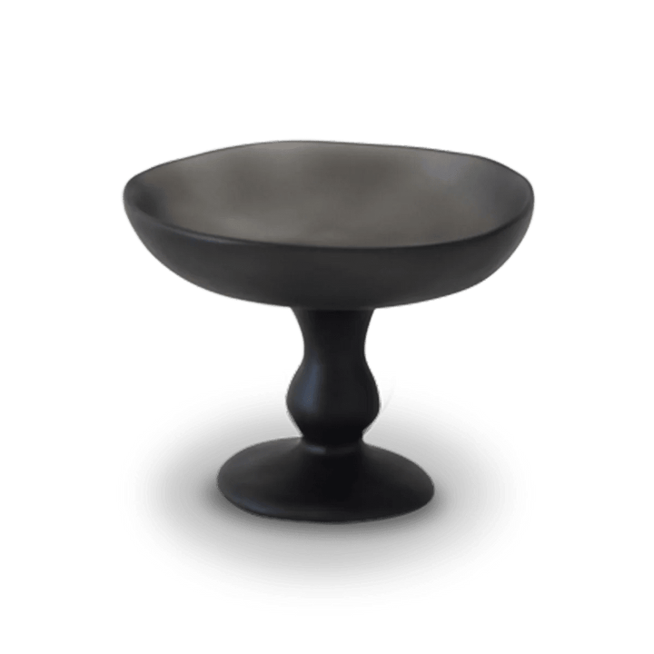 Pedestal Bowl - Tina Frey Serveware - Small - Grey - HORNE