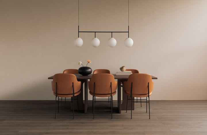 Penguin Dining Chair - Fully Upholstered - Audo Copenhagen - Chairs - Re - Wool 218 - HORNE