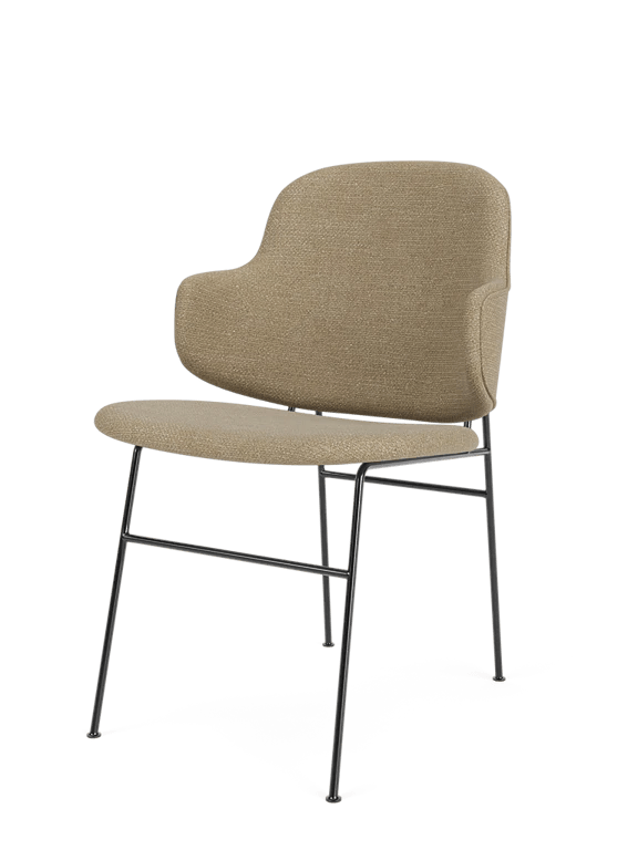 Penguin Dining Chair - Fully Upholstered - Audo Copenhagen Chairs - Audo Bouclé 02 - HORNE