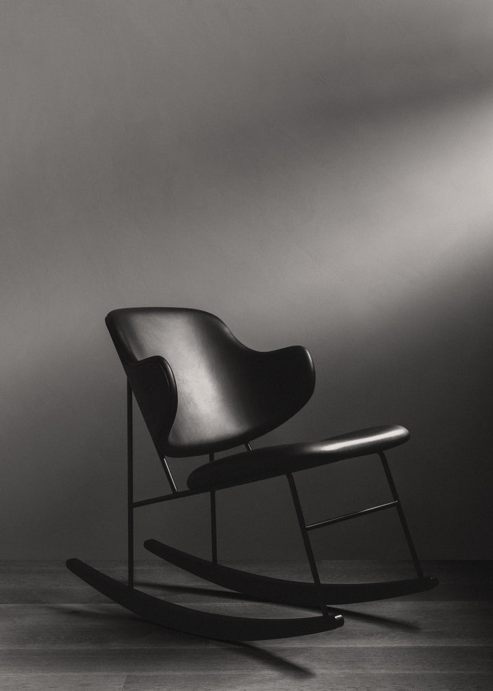 Penguin Rocking Chair - Fully Upholstered - Audo Copenhagen - Chairs - Re - Wool 218 - HORNE